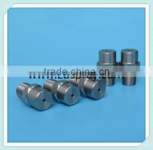 Stainless steel SS brass 0 degree flat fan liquid flow spray nozzles