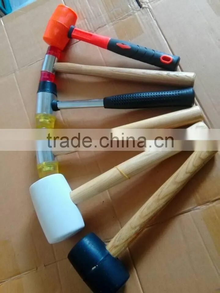 rubber hammer with fibre glass handle hammer with free sample