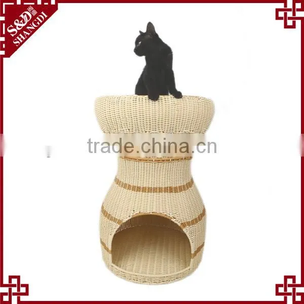 Eco-friendly handmade double-deck unique the pet products