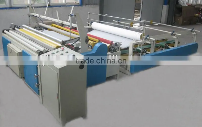 Tolet paper rewinder machine,rewinding with embossing part