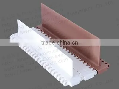 900 Plastic Modular Conveyor Belt with Cleats