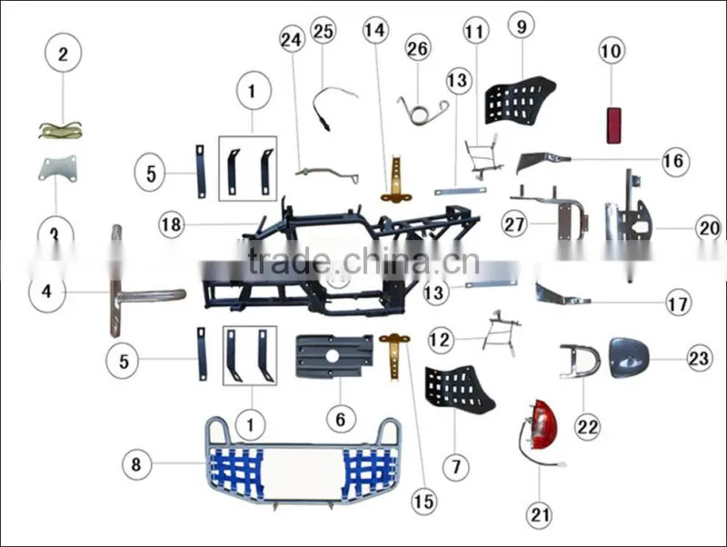 LC170MM Loncin 250cc Water Cooled 4-Stroke Engine