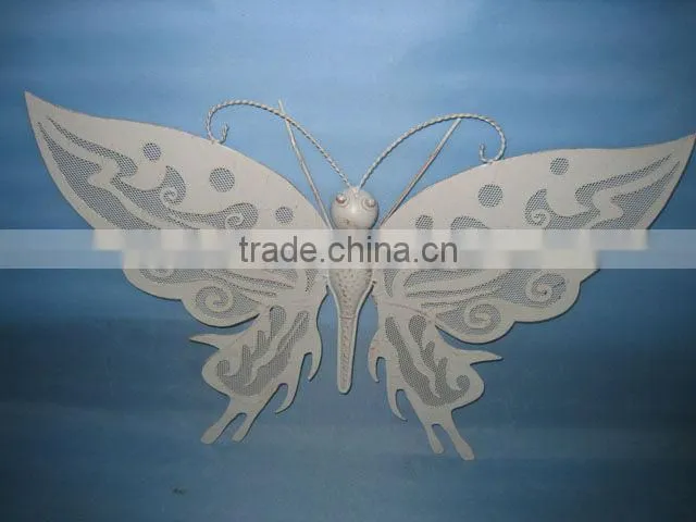 Lighted Metal Art Butterfly Wall Decoration