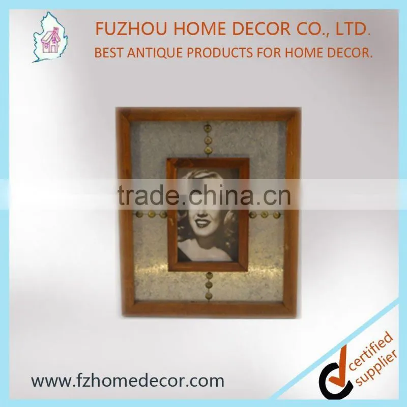 Vintage metal photo frame picture frame