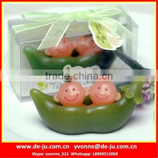 Small Gift Two Little Pea Boys Plant Series Candle Giveaways