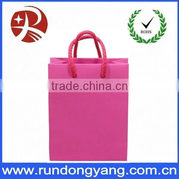 eco-friendly brown shopping paper bag for packing/kraft paper bag