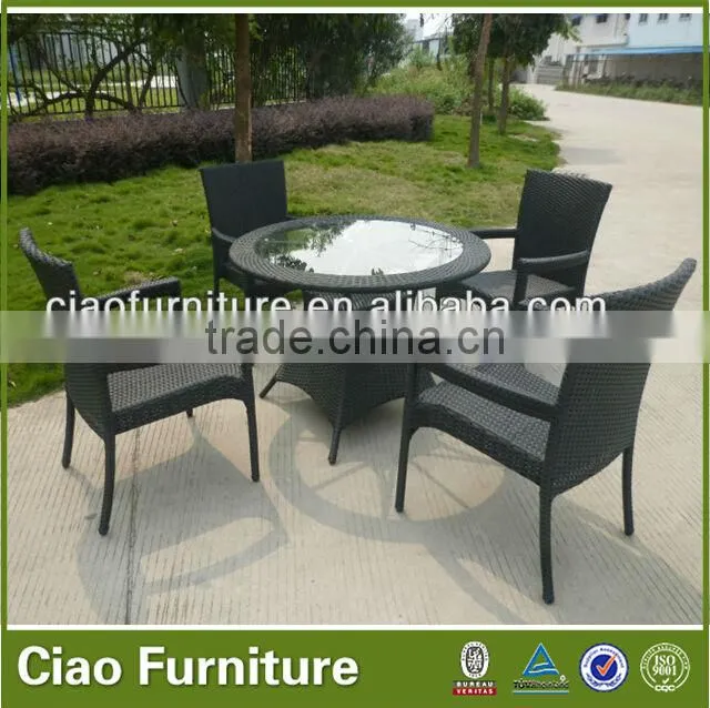 2016 new design SGS test patio outdoor rattan dining table