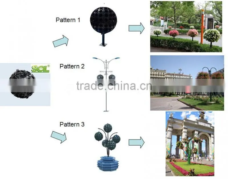 wholesale vertical garden planters flower ball planters