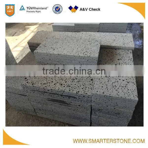 Honed finished wall lava stone for home decor