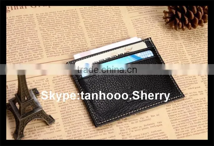 PU imitation leather Fashionable leather PU credit card pocket