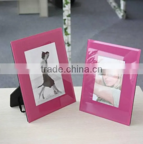 Glass photo frame