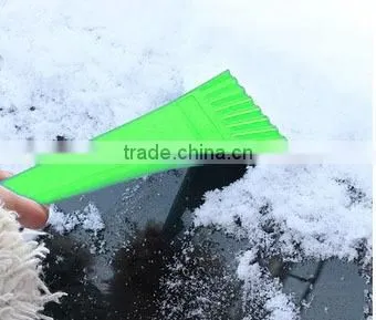 mini car ice breaker, car ice scraper squeegee, plastic ice shovel