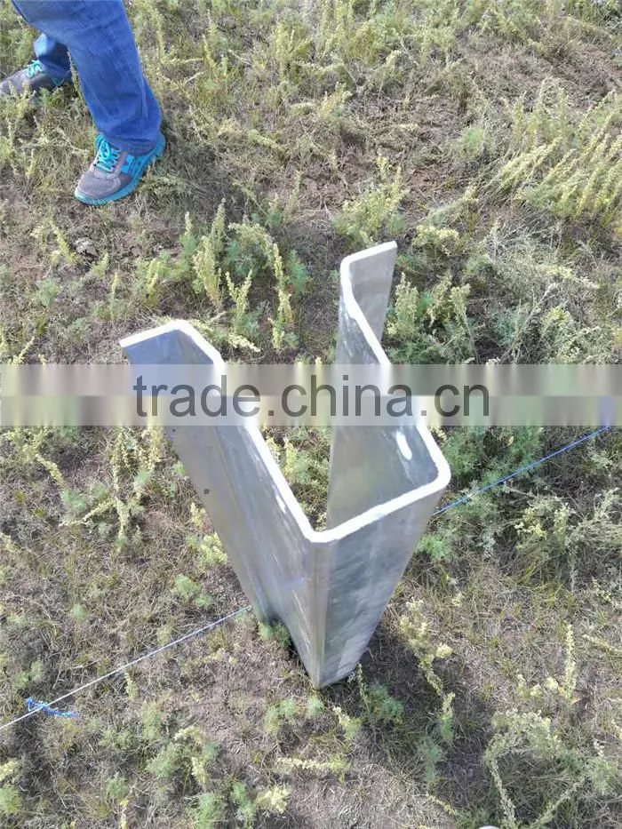 Solar post ramming piling machine for solar power plant project