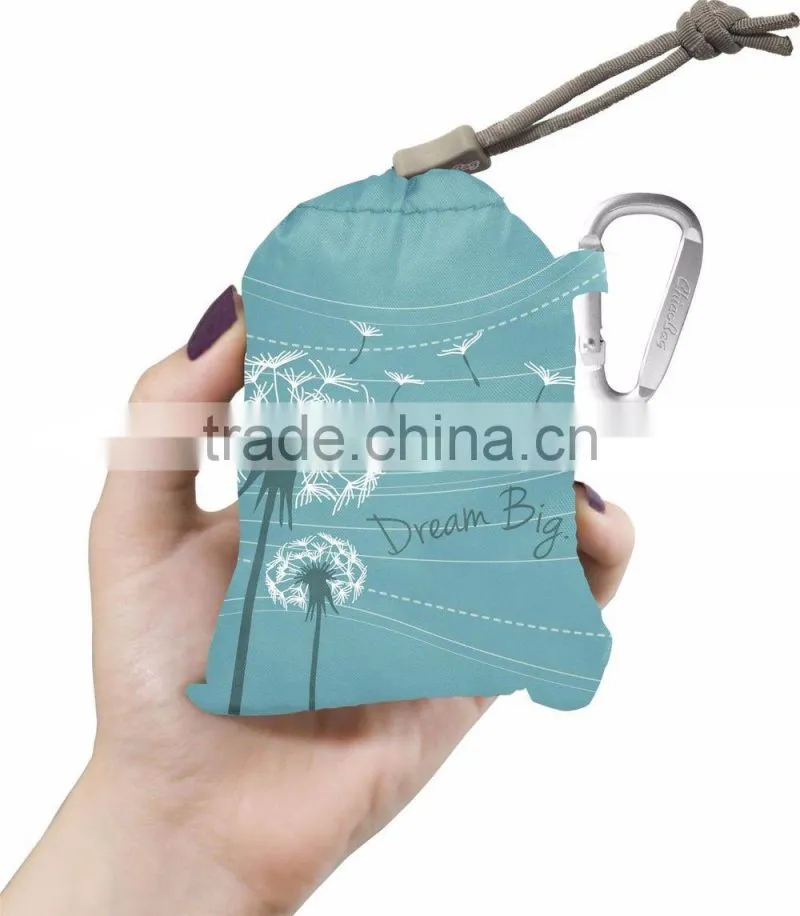 Promotional Foldable Shopping shoulder Reusable Recycle supermarket bags