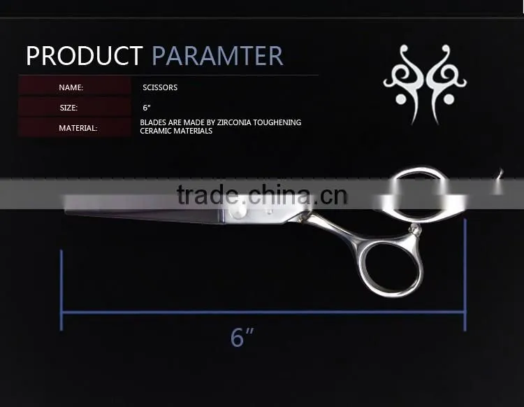 2016 Best Barber Ceramic Hair Cutting Scissors Sharp Scissor