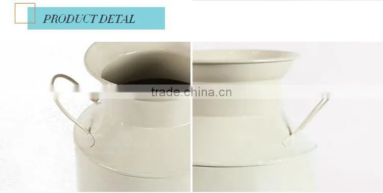 garden iron powder coating white jug the bottle water jug in garden