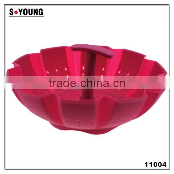 11002 silicone Foldable Vegetable Steamer filter