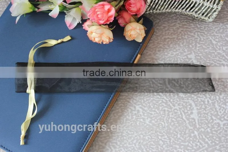 Promotional hand fan organza bag