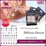 Joyme wholesale high quality eye tattoo strips eco-friendly eyeliner sticker