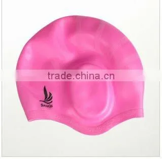 novelty swimming cap flag silicone swimming cap