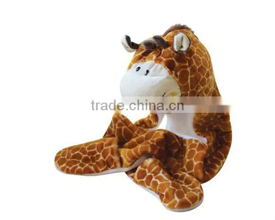 China Wholesale Custom Earflap Winter Faux Fur Plush Animal Hat