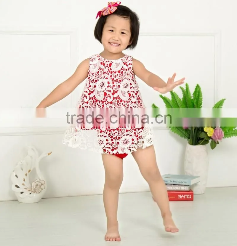 High quality baby girl 2pcs set,100%cotton 2pcs lace set for infant girls