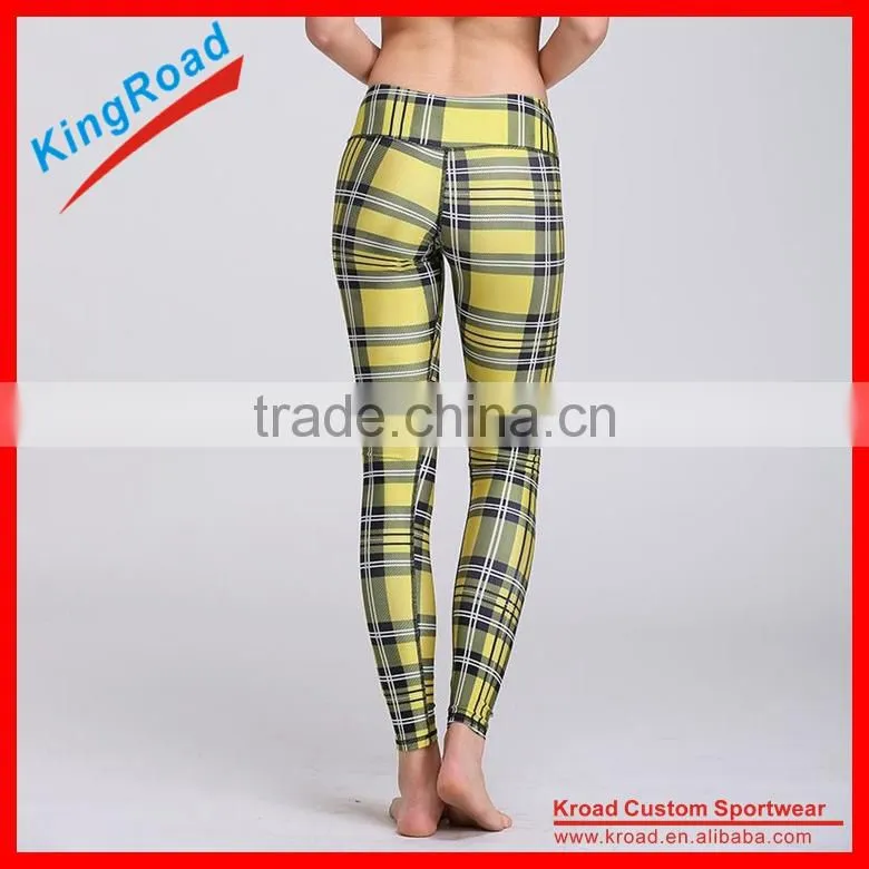 Custom printed fitness leggings, design your own tights