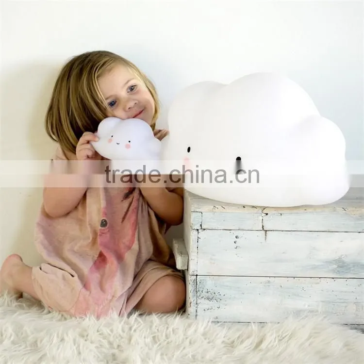 hot sale good quality baby room decoration cute Luminous toy lamp smiling clouds shape led light Luminous toy