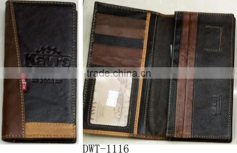 Fashion latest men real leather passport bag
