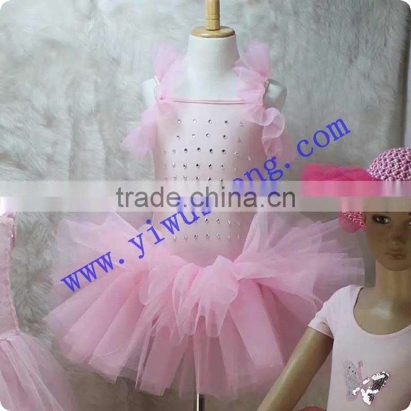 Super hot sale dance costumes pink ballet tutu for kids professional ballet tutu dress
