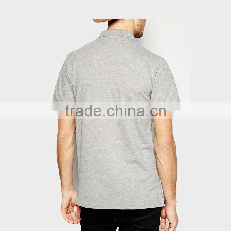 2015 Men Polo Shirt with Ribbon