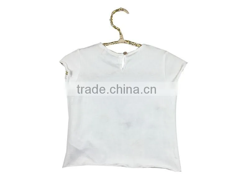 girls clothes 2016 summer t-shirt oem online shopping