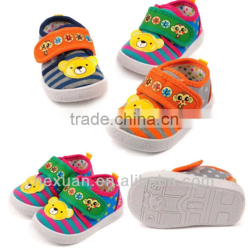 Glory fashionable rubber sole baby shoes and hard sole baby shoes