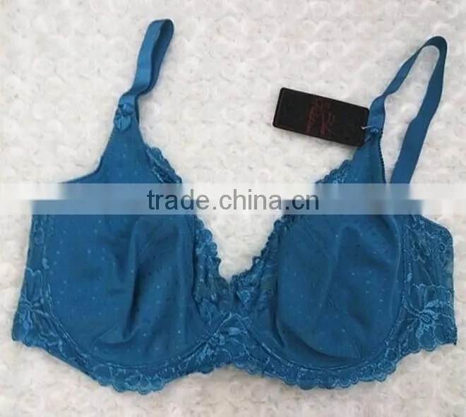 Factory wholesale comfortable fitting cotton bra for fat women