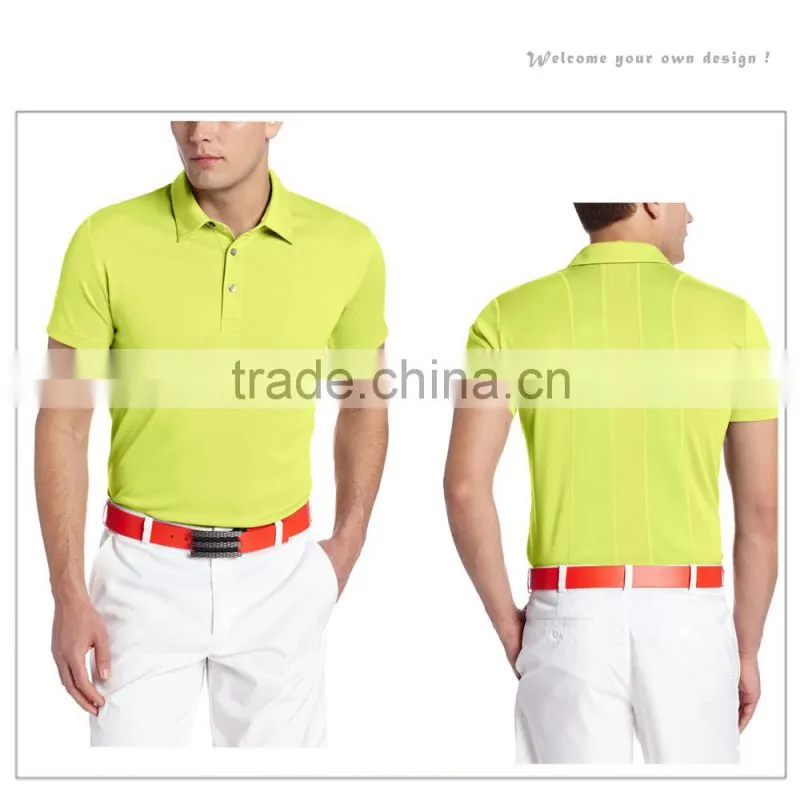 Mens eco-friendly cotton polyester dressing office polo shirt