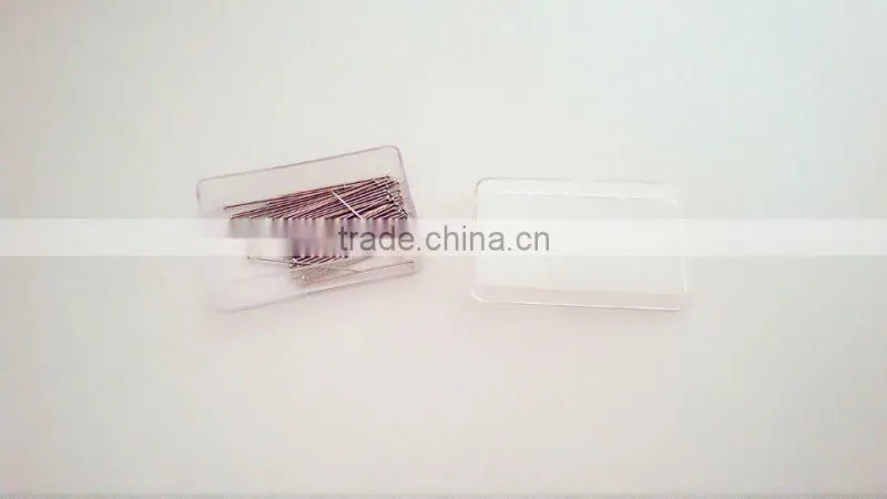 straight nickel plated office pins, stationery pins