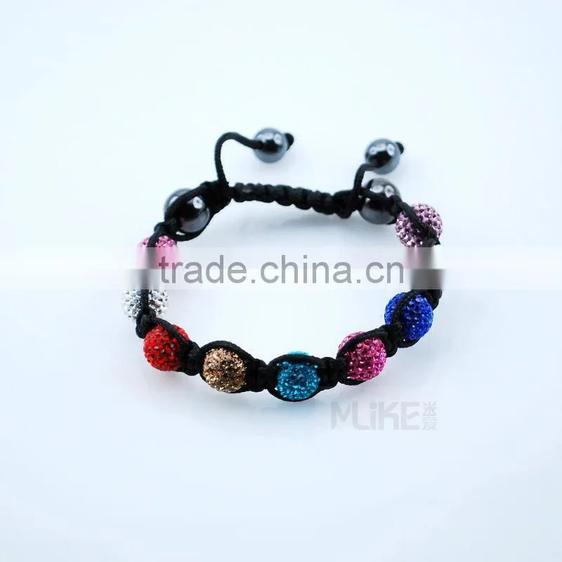 Mixed color bracelet Shamballa