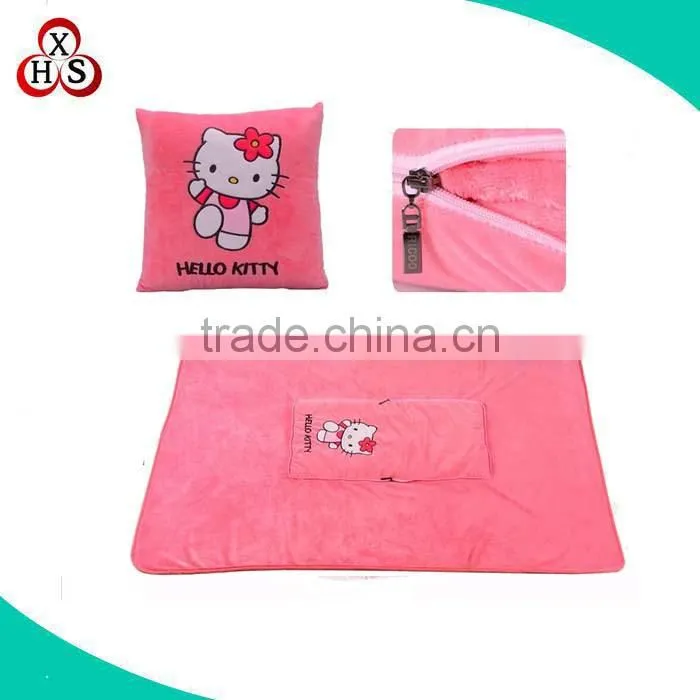 custom blanket and pillow 2 in1 blanket soft baby blanket