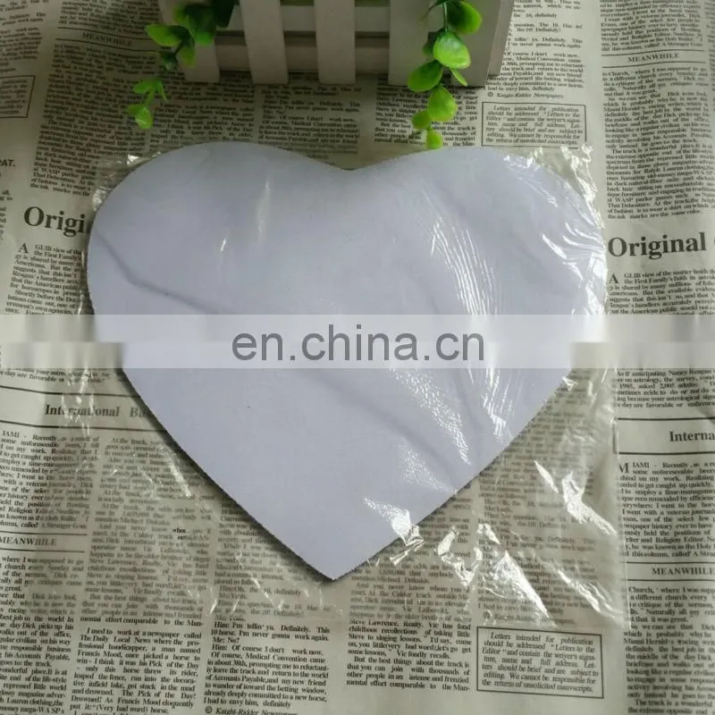 sublimation heat transfer natural rubber blank mouse mat