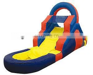 Customized inflatable water slide with pool for summer amusement park