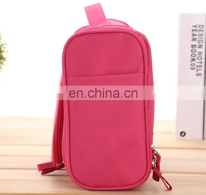 300D Oxford Fabric Wash Bag Foldable Organizer Multi-functional Hanging up Cosmetic Bag