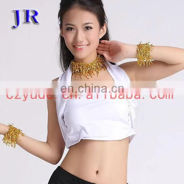 Yellow bra top Belly dance tops hot belly dance tops S-3041#