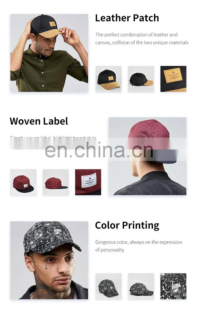 Custom 5 panel hats Luminous 3m reflective fabric grey five panel cap