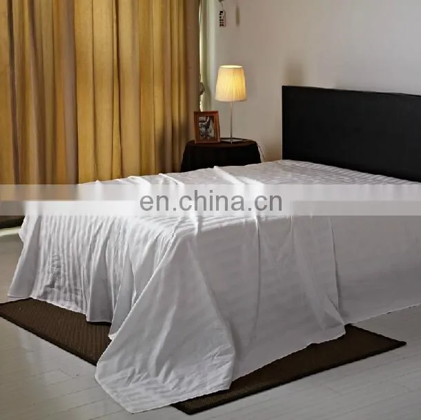 Factory Manufacturer Hotel 100%cotton bed sheet fitted sheet