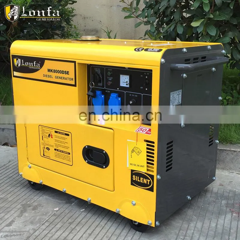 3KW 5KW 6.5KW 7.5KW 220V/380V Single Phase Three Phase Air-Cooled Portable Kipor Sound Proof Diesel Generator