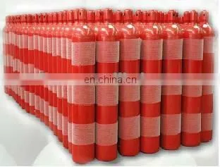 ISO9809 standard oxygen gas bottle with valve