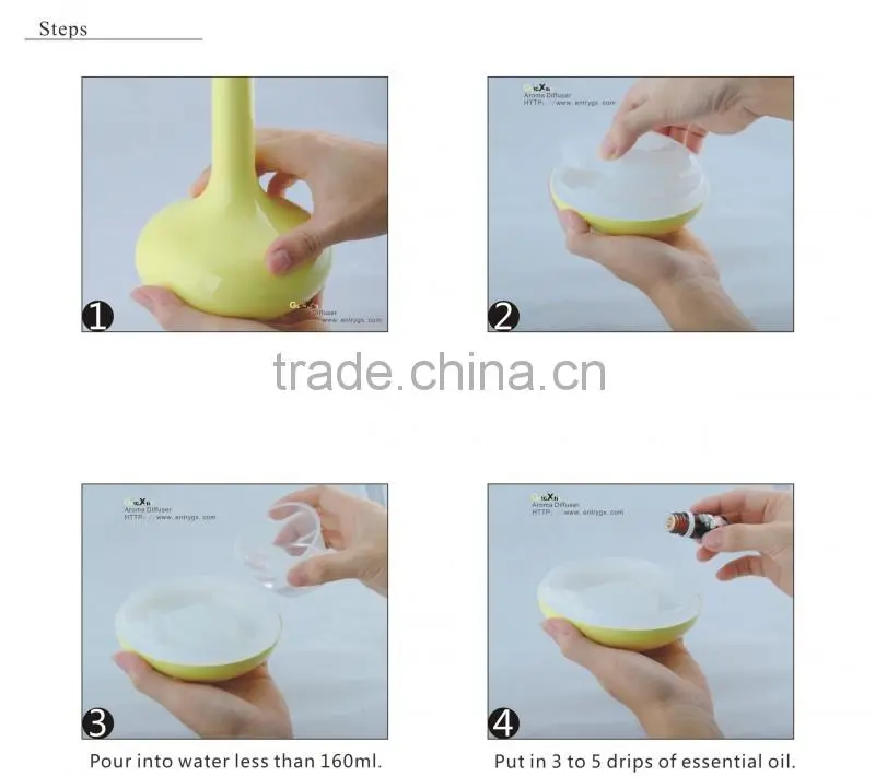01k vivid yellow 2014 Fashion home decor scent diffuser