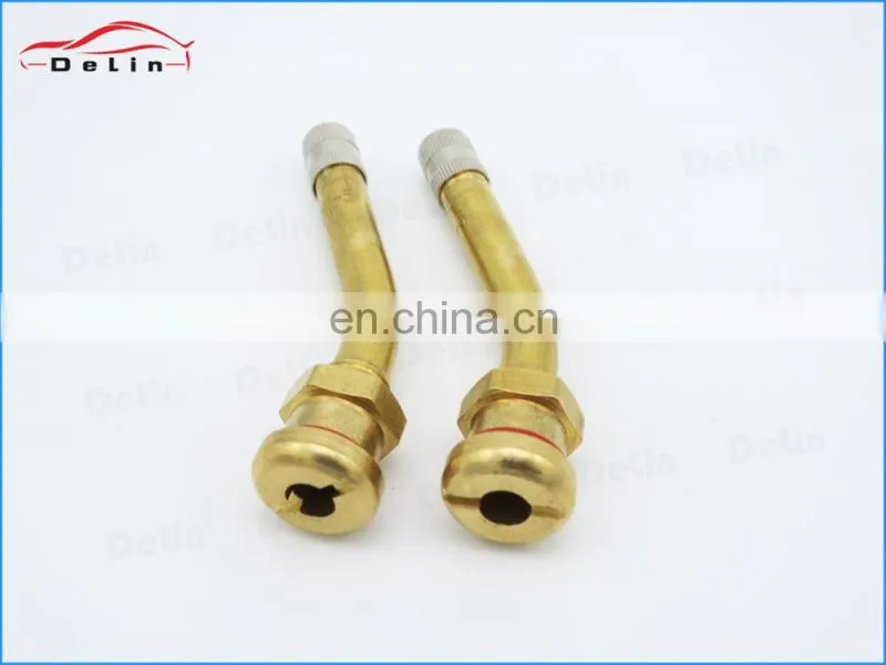 DeLin Standard hexangular V3-20-4 Brass Truck Tire Valve 27 Degree 85MM V3.20.4