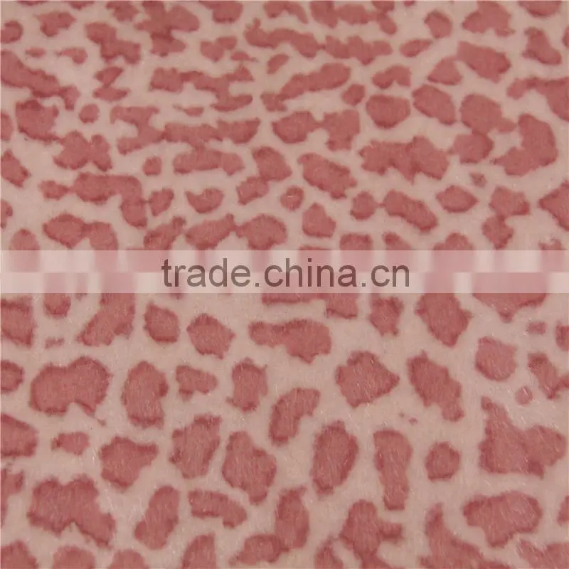 flock print fabric