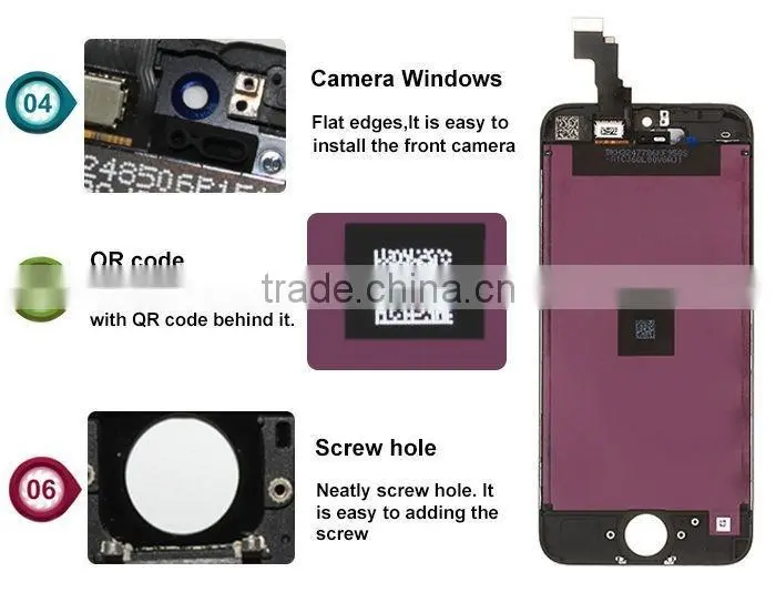 Best selling display for iphone 5s lcd screen,mobile phone LCD